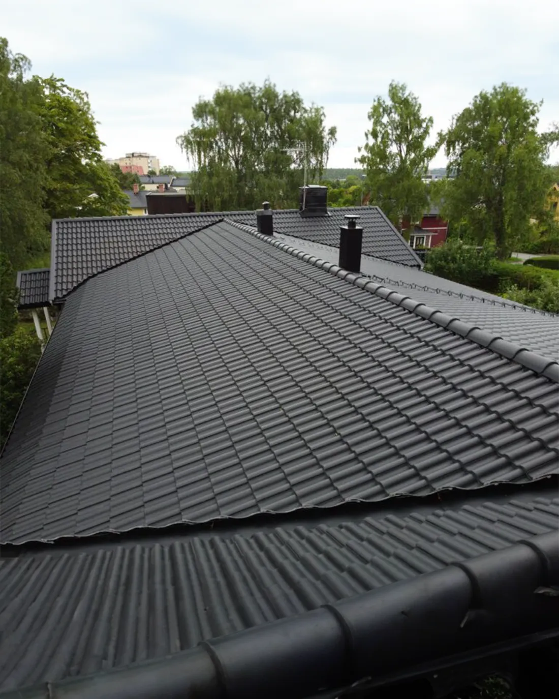 betongpannor villa stockholm